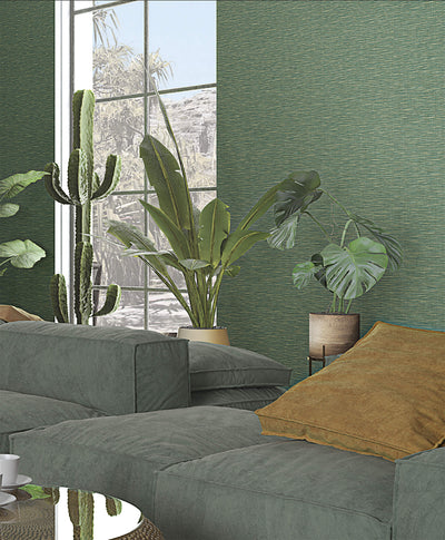 product image for Weave Green Wallpaper from Eden Collection by Galerie Wallcoverings 79