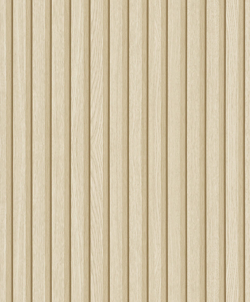 media image for Wood Stripe Beige Wallpaper from Eden Collection by Galerie Wallcoverings 243