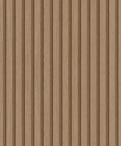 product image of Wood Stripe Brown Wallpaper from Eden Collection by Galerie Wallcoverings 521