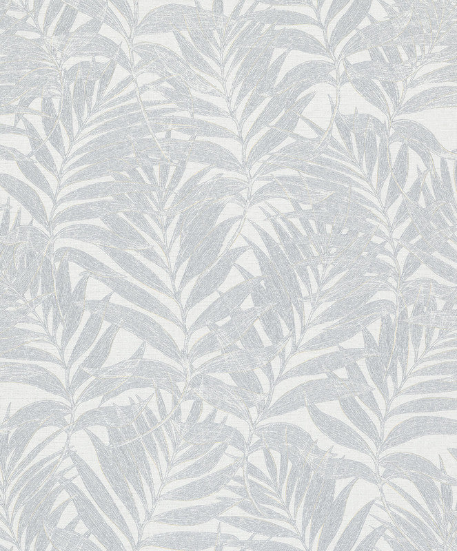 media image for Botanical Wallpaper in Silver/Beige 269