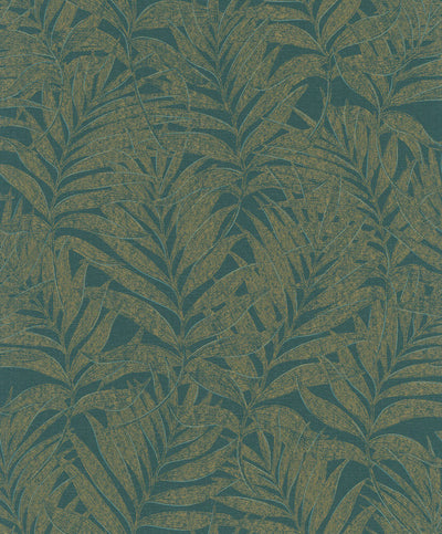 product image of Botanical Wallpaper in Green/Gold 56