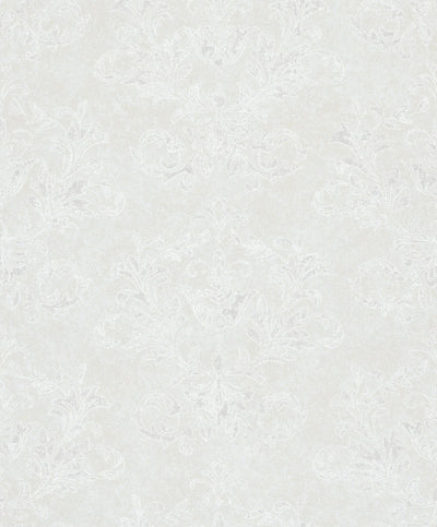 product image for Damask Wallpaper in Beige/White 40