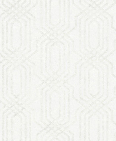 product image of Geo Wallpaper in White 584