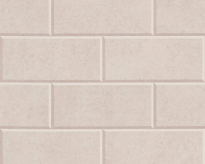 product image for Modern Bricks/Stones Textured Wallpaper in Beige 63