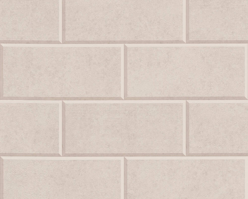 media image for Modern Bricks/Stones Textured Wallpaper in Beige 218