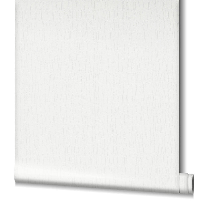 media image for Ruche Silk Wallpaper in White 228