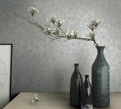 product image for Plaster Wallpaper in Grey/Blue 65