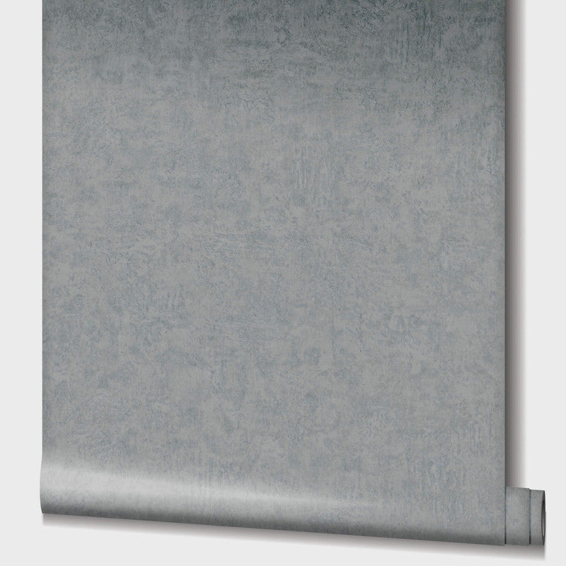 media image for Plaster Wallpaper in Grey/Blue 227