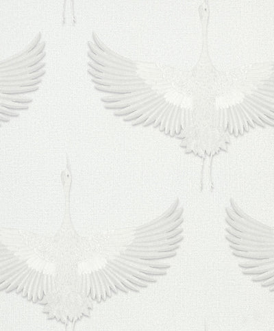 product image for Stork Wallpaper in White 48