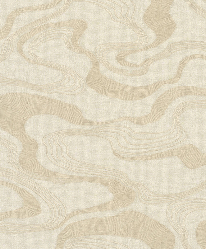 media image for Flow Wallpaper in Cream/Beige 296