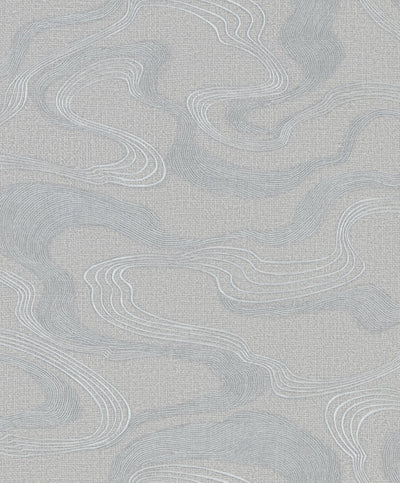 product image of Flow Wallpaper in Grey 528
