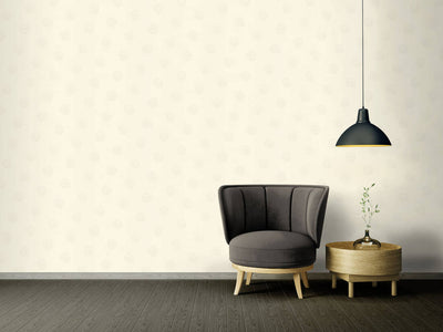 product image for Motif Dots Textured Wallpaper in Ivory 29