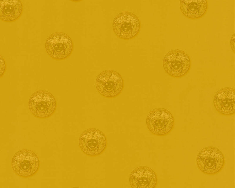 media image for Motif Dots Textured Wallpaper in Gold 290