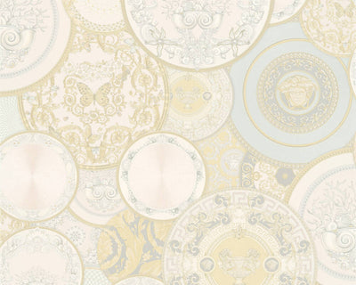 product image for Les Etoiles De La Mer Textured Wallpaper in Cream/Metallic 49