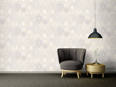 product image for Les Etoiles De La Mer Textured Wallpaper in Grey/Metallic 77