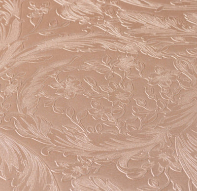 product image for Baroque Textured Damask Wallpaper in Copper/Silver from the Versace IV Collection 91