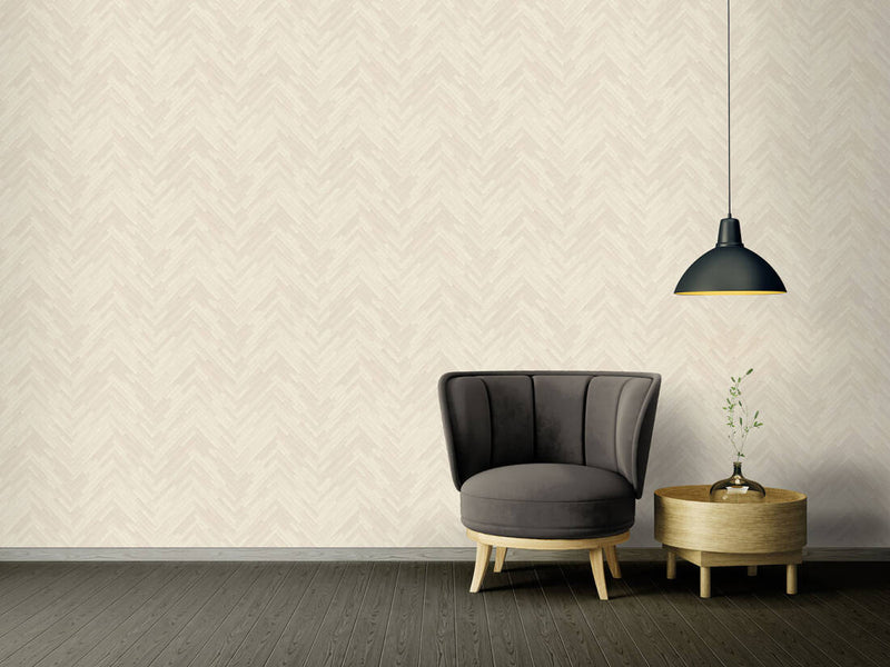 media image for Cottage Wood Textured Wallpaper in Beige/Cream from the Versace IV Collection 252