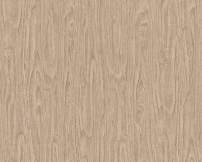 product image of Woodgrain Textured Wallpaper in Beige/Brown from the Versace IV Collection 586