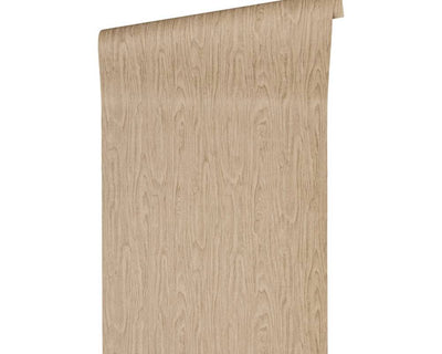 product image for Woodgrain Textured Wallpaper in Beige/Brown from the Versace IV Collection 55