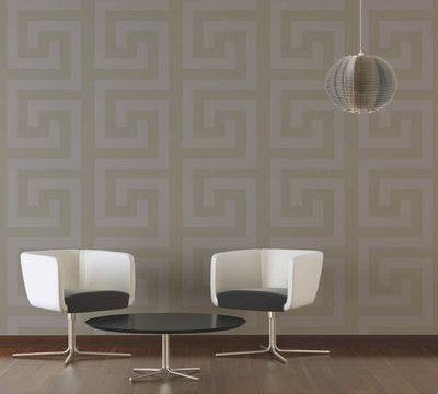 product image for Geometry Figures Textured Wallpaper in Cream/Gold from the Versace V Collection 48