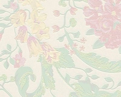 product image for Baroque Damask Textured Wallpaper in Cream/Multi from the Versace V Collection 27