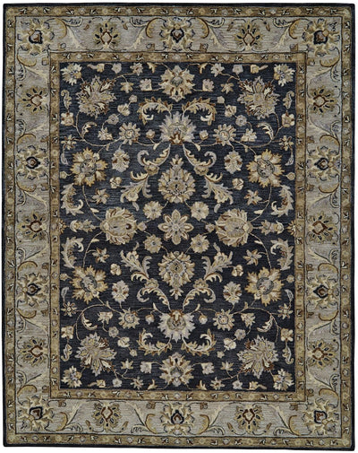 product image for Botticino Hand Tufted Blue and Gray Rug by BD Fine Flatshot Image 1 80