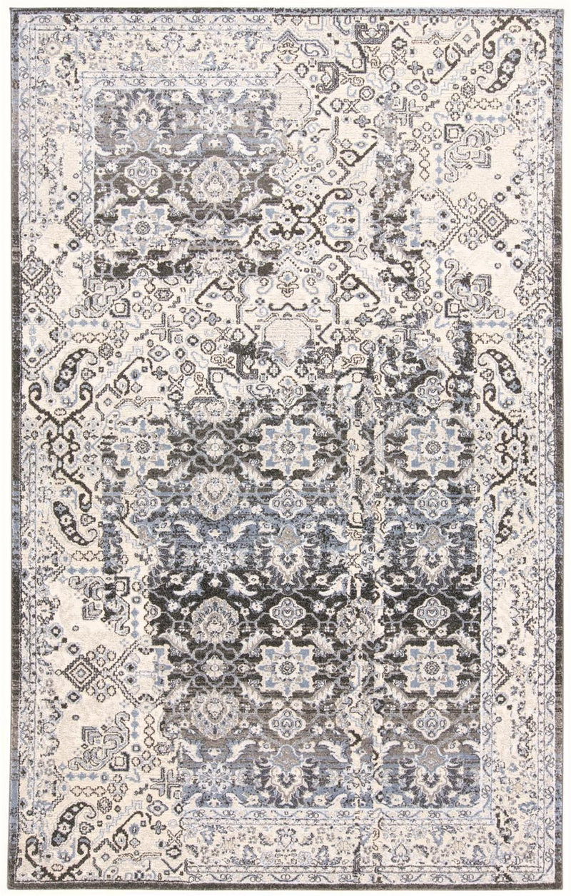 media image for Tullamore Gray and Blue Rug by BD Fine Flatshot Image 1 277