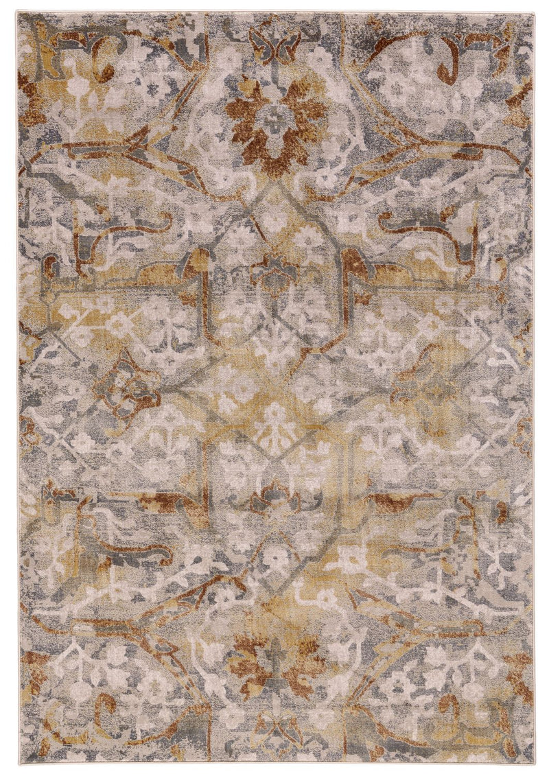 media image for Herbert Gray and Gold Rug by BD Fine Flatshot Image 1 274