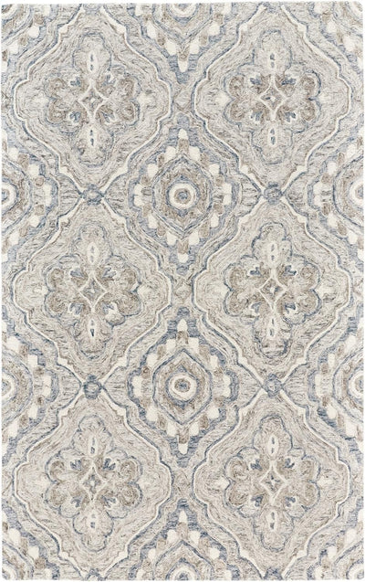 product image for Veran Hand Tufted Taupe and Blue Rug by BD Fine Flatshot Image 1 37