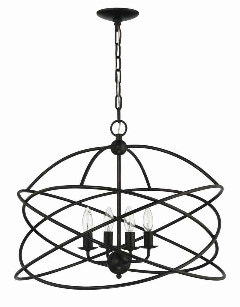 media image for Anson 4 Light Contemporary Statement Chandelier By Lumanity 2 233