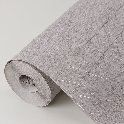 product image for Paititi Silver Diamond Trellis Wallpaper from the Lustre Collection by Brewster Home Fashions 94