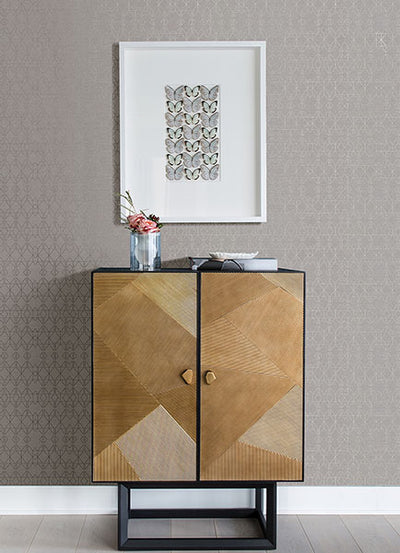 product image for Paititi Silver Diamond Trellis Wallpaper from the Lustre Collection by Brewster Home Fashions 77