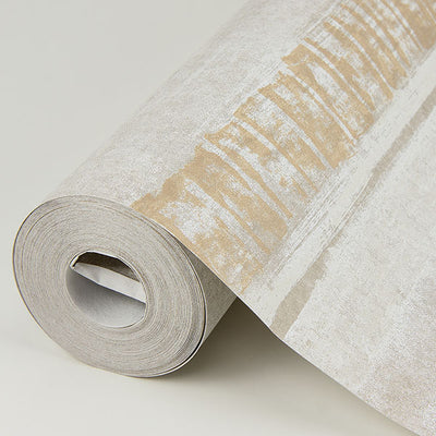 product image for Rakasa Gold Distressed Stripe Wallpaper from the Lustre Collection by Brewster Home Fashions 88