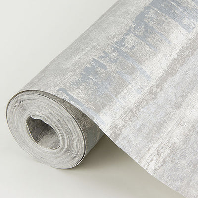 product image for Rakasa Silver Distressed Stripe Wallpaper from the Lustre Collection by Brewster Home Fashions 58