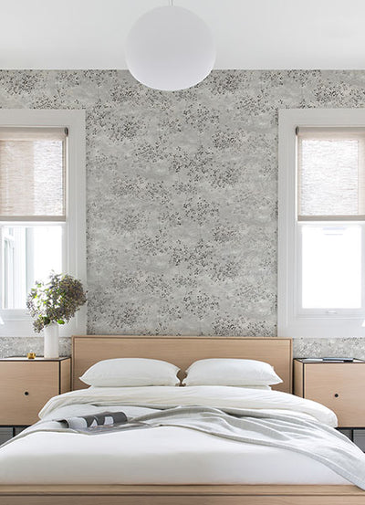 product image for Arian Silver Inkburst Wallpaper from the Lustre Collection by Brewster Home Fashions 8