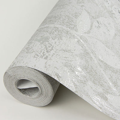 product image for Kala Platinum Floral Wallpaper from the Lustre Collection by Brewster Home Fashions 17