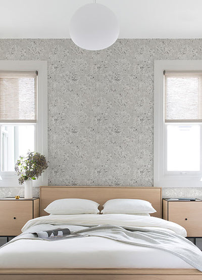 product image for Kala Platinum Floral Wallpaper from the Lustre Collection by Brewster Home Fashions 29