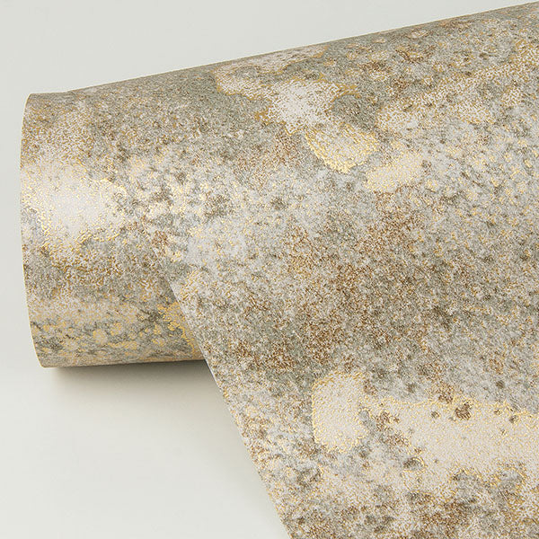 media image for Kulta Bronze Cemented Wallpaper from the Lustre Collection by Brewster Home Fashions 23