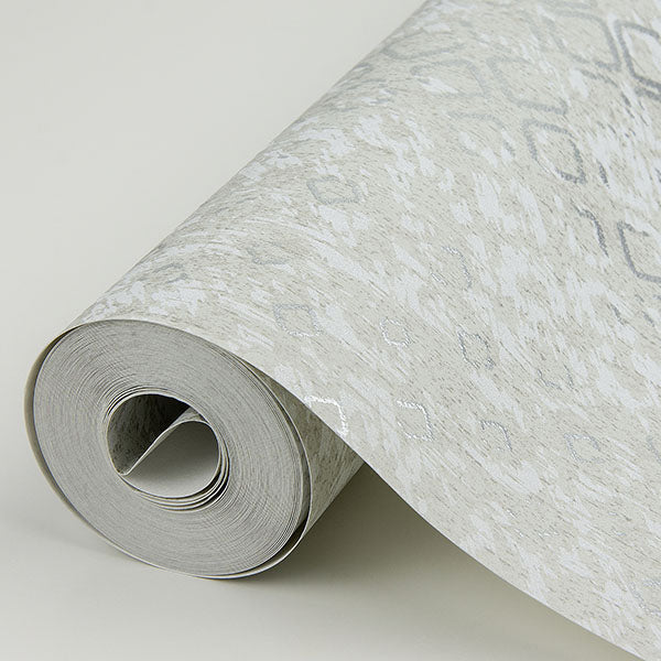 media image for Alama Platinum Diamond Wallpaper from the Lustre Collection by Brewster Home Fashions 241