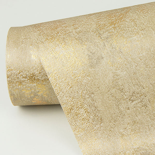 media image for Deimos Gold Distressed Texture Wallpaper from the Lustre Collection by Brewster Home Fashions 27