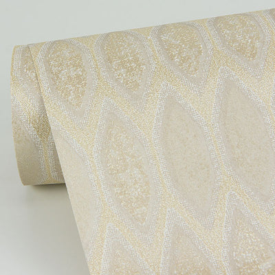 product image for Damour Gold Hexagon Ogee Wallpaper from the Lustre Collection by Brewster Home Fashions 48