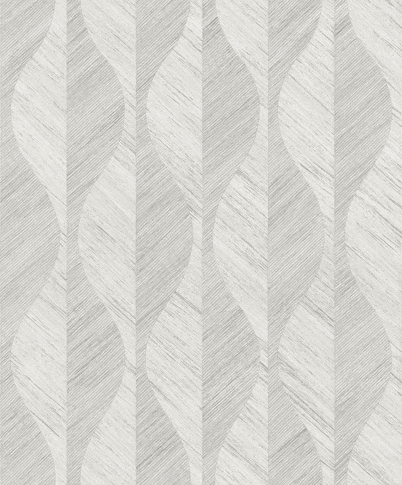 media image for Oresome Silver Ogee Wallpaper from the Radiance Collection by Brewster Home Fashions 285