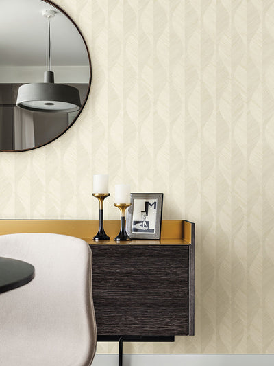 product image for Oresome Cream Ogee Wallpaper from the Radiance Collection by Brewster Home Fashions 70