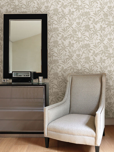 product image for Riemann Beige Floral Wallpaper from the Radiance Collection by Brewster Home Fashions 43