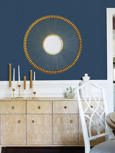 product image for Hilbert Navy Geometric Wallpaper from the Radiance Collection by Brewster Home Fashions 10