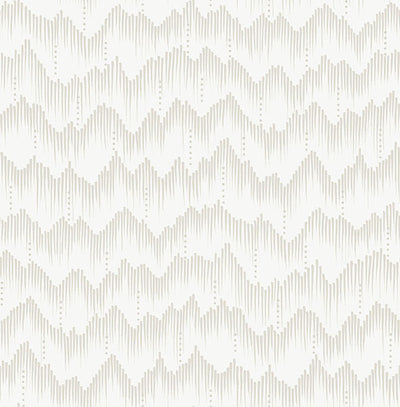 product image of Holmby Bone Brushstroke Zigzag Wallpaper by Scott Living 519
