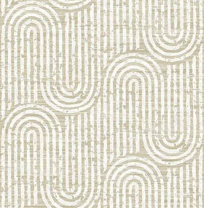 product image of Trippet Light Brown Zen Waves Wallpaper by Scott Living 535