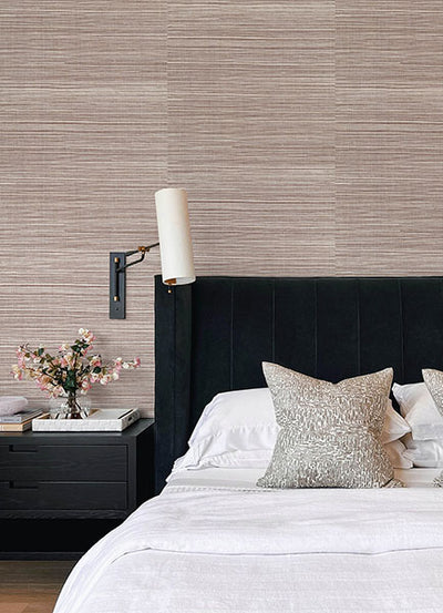 product image for Kenter Burgundy Sisal Grasscloth Wallpaper by Scott Living 33