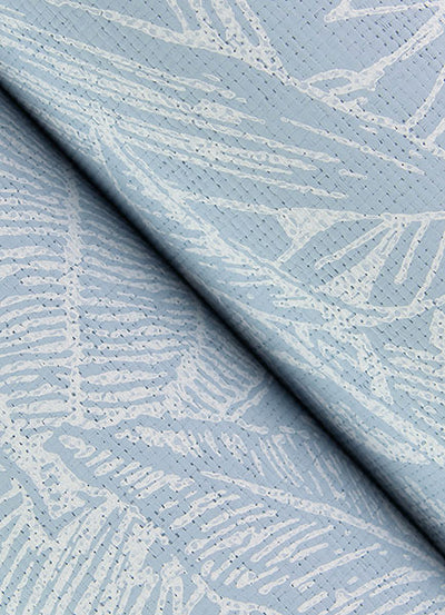 product image for Brentwood Sky Blue Palm Leaves Wallpaper by Scott Living 69