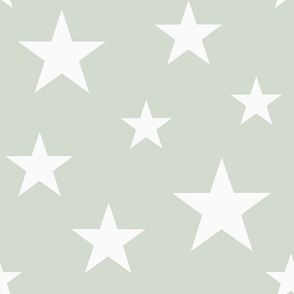 media image for Amira Sage Stars Wallpaper from the Fable Collection by Brewster 282